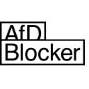 AfD Blocker  screen for extension Chrome web store in OffiDocs Chromium