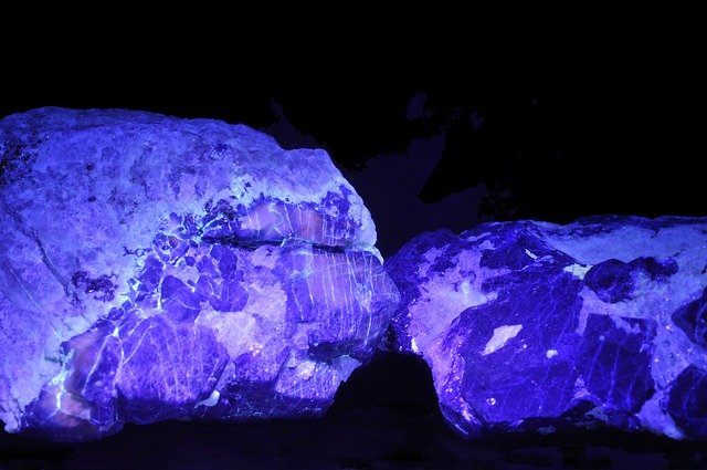 Free download afghanite lazurite uv light mineral free picture to be edited with GIMP free online image editor