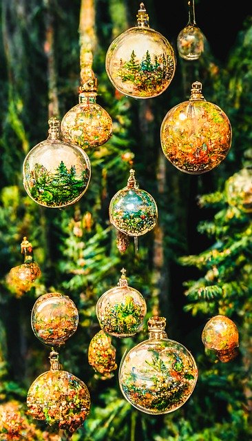 Free download ai generated fantasy christmas balls free picture to be edited with GIMP free online image editor