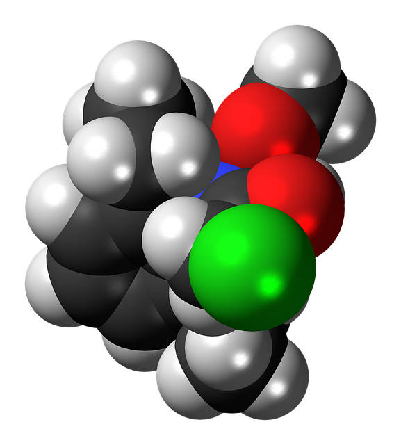 Free download Alachlor Herbicide Molecule -  free illustration to be edited with GIMP free online image editor