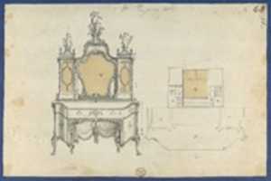 Free download A Ladys Dressing Table, from Chippendale Drawings, Vol. II free photo or picture to be edited with GIMP online image editor