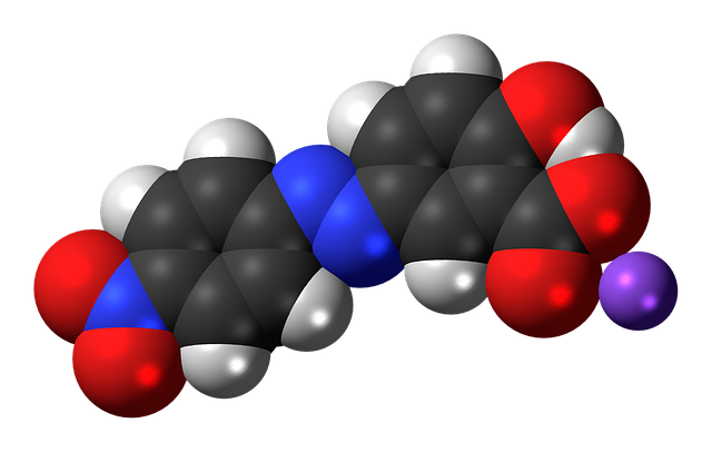 Free download Alizarine Yellow Azo Dye Molecule -  free illustration to be edited with GIMP free online image editor