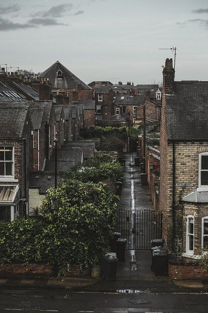 Free download alley houses town street buildings free picture to be edited with GIMP free online image editor