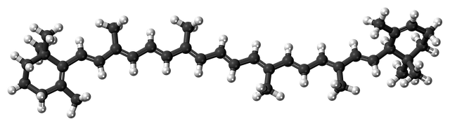 Free download Alpha Carotene Dye Molecule -  free illustration to be edited with GIMP free online image editor