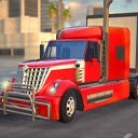 American Truck Car Driving Game  screen for extension Chrome web store in OffiDocs Chromium