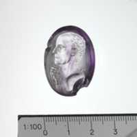 Free download Amethyst intaglio portrait of a man free photo or picture to be edited with GIMP online image editor