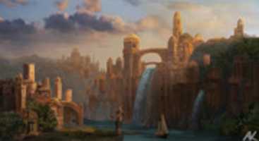 Free download Ancient Fantasy City by jadetarem free photo or picture to be edited with GIMP online image editor