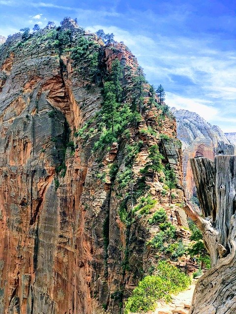 Muat turun percuma Angels Landing Utah Zion - foto atau gambar percuma percuma untuk diedit dengan editor imej dalam talian GIMP