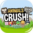 Animals Crush Match  screen for extension Chrome web store in OffiDocs Chromium