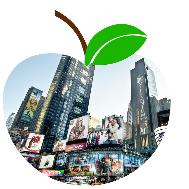 Free download Apple New York Ny -  free illustration to be edited with GIMP free online image editor