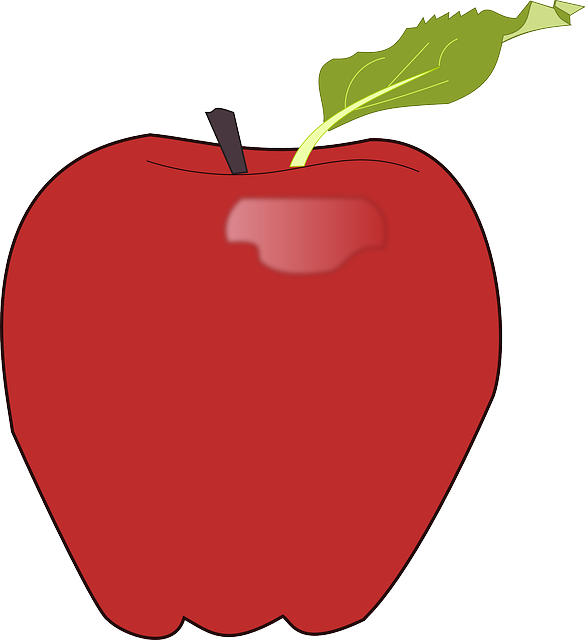 Free download Apple Red Fruit - Free vector graphic on Pixabay free illustration to be edited with GIMP free online image editor