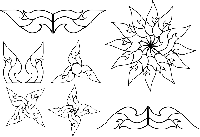 Free download Art Flower Ornaments - Free vector graphic on Pixabay free illustration to be edited with GIMP free online image editor