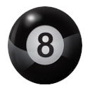 Ask the Magic 8 Ball  screen for extension Chrome web store in OffiDocs Chromium