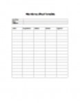 Free download Attendance Sheet Sample DOC, XLS or PPT template free to be edited with LibreOffice online or OpenOffice Desktop online