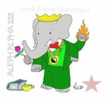 Free download Babar Ganesh -  Artwork by ALEPH ALPHA 333 free photo or picture to be edited with GIMP online image editor