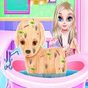 Baby Elsa Puppy Surgery  screen for extension Chrome web store in OffiDocs Chromium