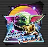 Free download BABY YODA LOGO free photo or picture to be edited with GIMP online image editor