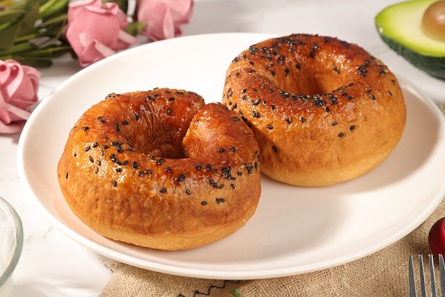 Free download bagel bread food pastry free picture to be edited with GIMP free online image editor