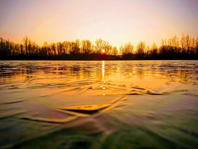 Скачать бесплатно baggersee see sonnenaufgang eis i бесплатное изображение для редактирования с помощью бесплатного онлайн-редактора изображений GIMP