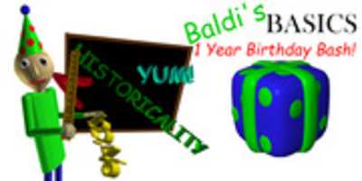 Free download Baldis Basics Birthday Bash Linux/Ubuntu free photo or picture to be edited with GIMP online image editor