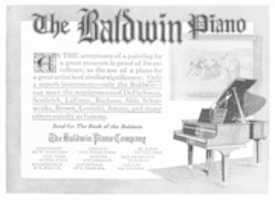 Free download Baldwin Piano Advertisement free photo or picture to be edited with GIMP online image editor