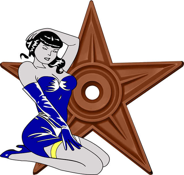 Free download Barnstar Award Pin-Up -  free illustration to be edited with GIMP free online image editor