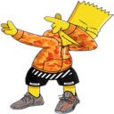 Bart Simpson Supreme Skin Theme  screen for extension Chrome web store in OffiDocs Chromium