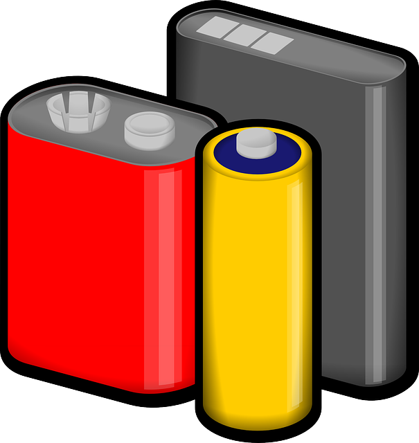 Free download Batteries Red Yellow - Free vector graphic on Pixabay free illustration to be edited with GIMP free online image editor