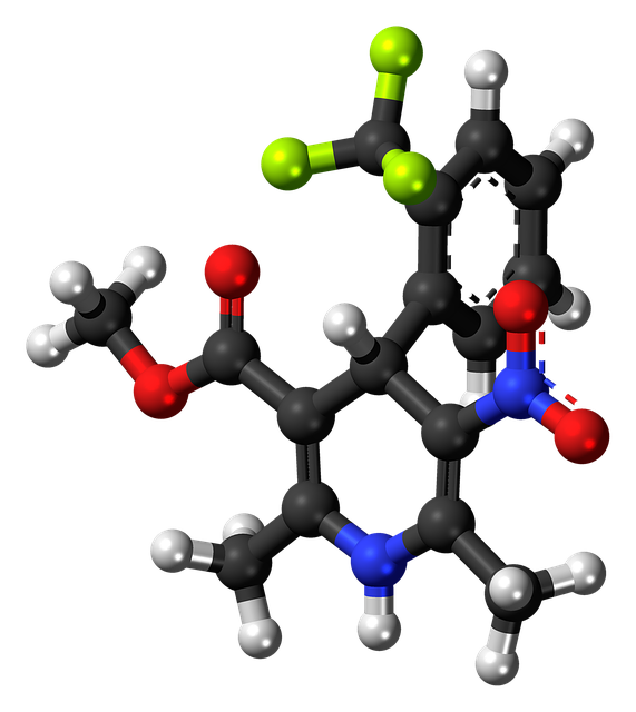 Free download Bay K8644 Molecule Model -  free illustration to be edited with GIMP free online image editor