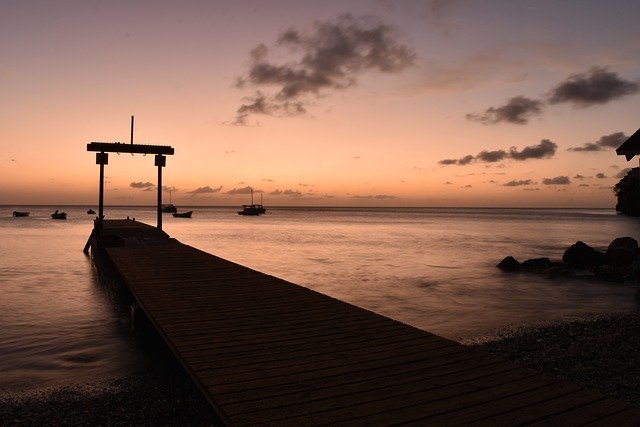 Free download beach pier fishing boats village free picture to be edited with GIMP free online image editor