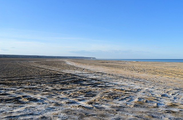 Free download beach salt aral lake uzbekistan free picture to be edited with GIMP free online image editor