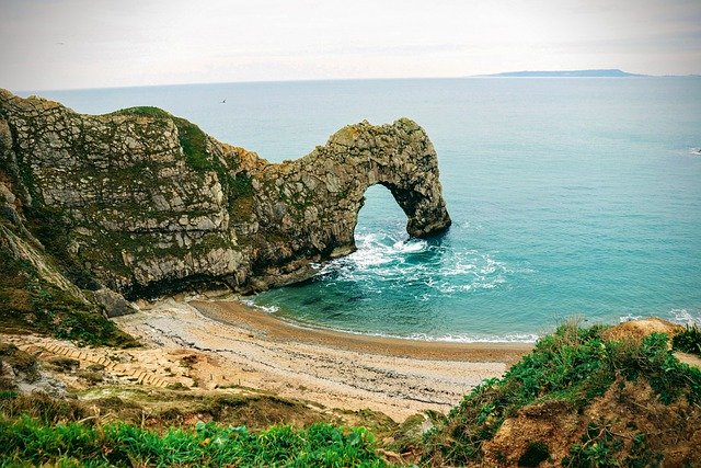 Free download beach sea ocean rocks arch free picture to be edited with GIMP free online image editor