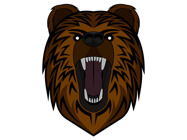 Free download Bear Roar Logo -  free illustration to be edited with GIMP free online image editor