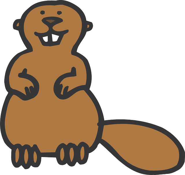 Free download Beaver Standing Animal - Free vector graphic on Pixabay free illustration to be edited with GIMP free online image editor