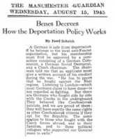 Free download Benes Decrees 1945 free photo or picture to be edited with GIMP online image editor