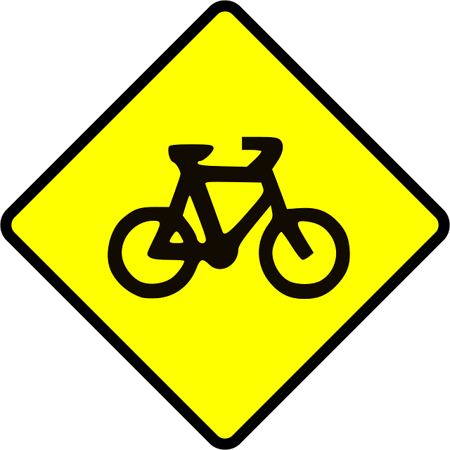 Free download Bicycle Biking Caution - Free vector graphic on Pixabay free illustration to be edited with GIMP free online image editor