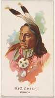 Free download Big Chief, Ponca, from the American Indian Chiefs series (N2) for Allen & Ginter Cigarettes Brands free photo or picture to be edited with GIMP online image editor