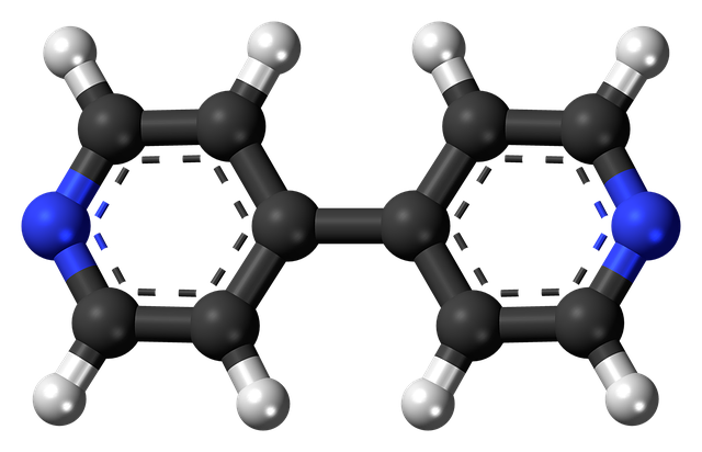 Free download Bipyridine Molecule Chemistry -  free illustration to be edited with GIMP free online image editor