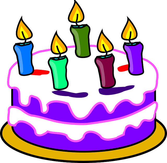 Free download Birthday Cake Candles Happy - Free vector graphic on Pixabay free illustration to be edited with GIMP free online image editor