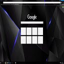 Black blue shards  screen for extension Chrome web store in OffiDocs Chromium