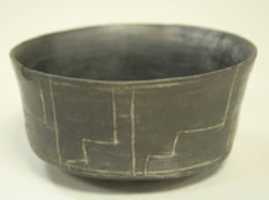 Free download Blackware Bowl with Stepped Design free photo or picture to be edited with GIMP online image editor