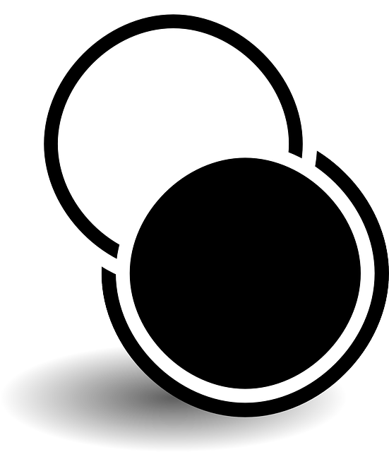 Free download Black White Round - Free vector graphic on Pixabay free illustration to be edited with GIMP free online image editor