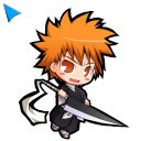 Bleach Anime Custom Cursor  screen for extension Chrome web store in OffiDocs Chromium