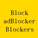 Block AdBlocker Blockers  screen for extension Chrome web store in OffiDocs Chromium