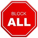 BlockAll block ads  screen for extension Chrome web store in OffiDocs Chromium