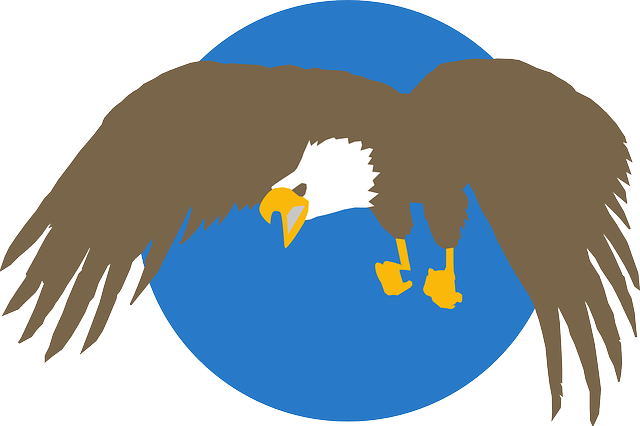 Free download Blue Circle Eagle - Free vector graphic on Pixabay free illustration to be edited with GIMP free online image editor