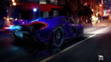 Kostenloser Download von Blue Mc Laren P 1 kostenloses Foto oder Bild zur Bearbeitung mit GIMP Online-Bildbearbeitung