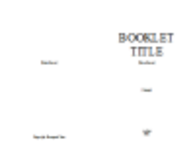 Free download Booklet and Pamphlet Template Microsoft Word, Excel or Powerpoint template free to be edited with LibreOffice online or OpenOffice Desktop online