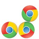 Bouncing Chrome Balls  screen for extension Chrome web store in OffiDocs Chromium