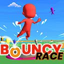 Bouncy Race New Tab  screen for extension Chrome web store in OffiDocs Chromium
